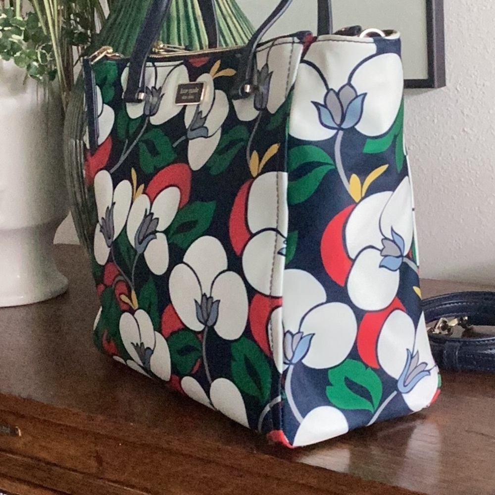 Kate Spade Dawn Breezy Floral Medium Satchel - Picture 4 of 9